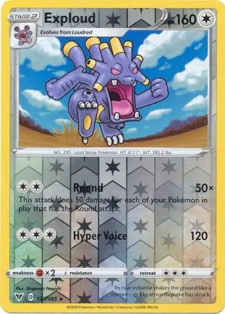 Vivid Voltage Exploud #137/185 reverse holo